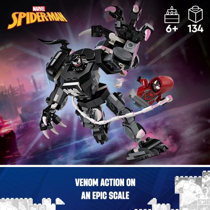 LEGO Marvel Venom Mech Armor vs Miles Morales 76276 building set