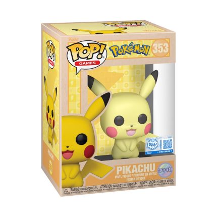 Funko Pop! Games Pokémon Pikachu Soft Color #353 Box View