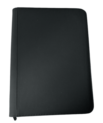 Luck Dragon 9 Pocket Side Loading Zip Card Binder Black 360 Cards