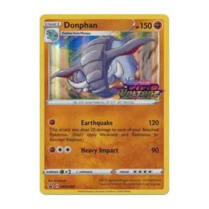 Pokémon Donphan SWSH067 Vivid Voltage Prerelease Promo